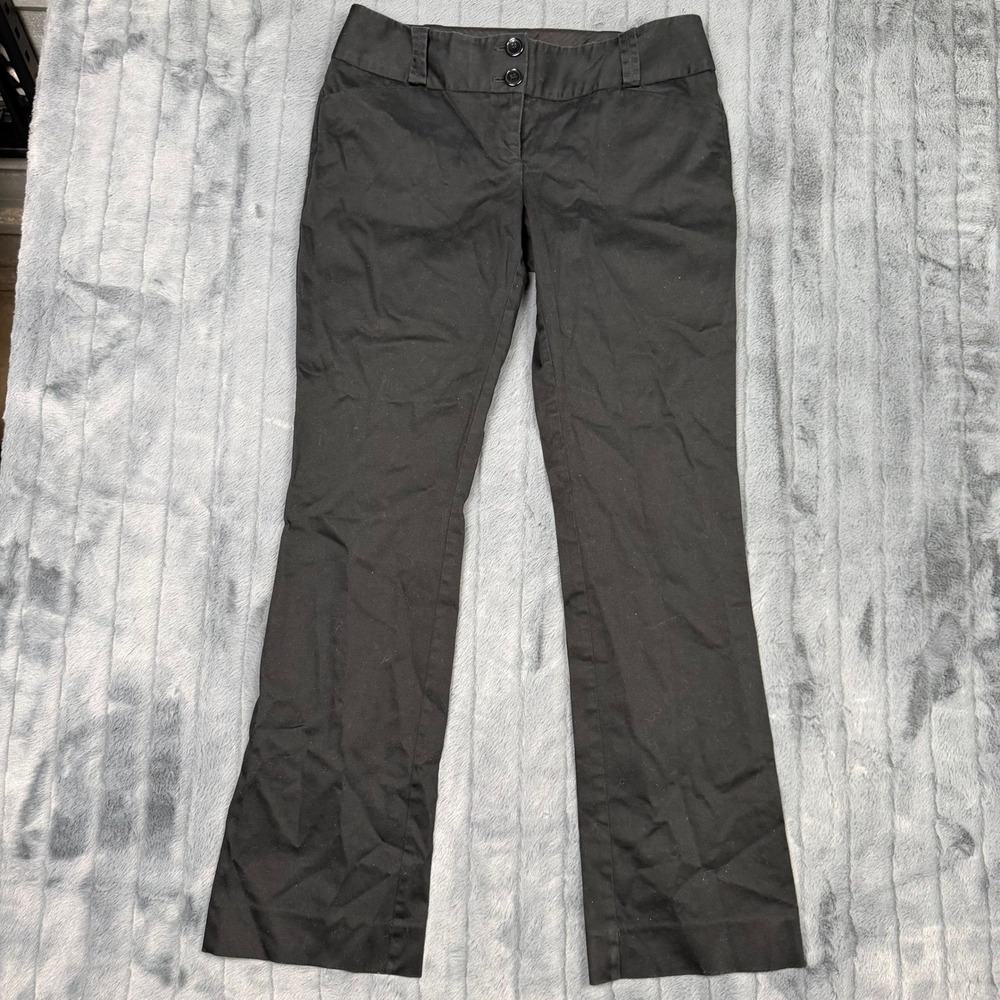 The Limited Collection Drew Fit Black Dress Pants Womens 6R Cotton Stretch Flare